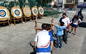 Quartier Libre à Mérignac: le SAM Tir à l'Arc y était !