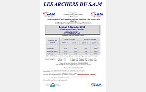 Concours salle Mérignac le 6 et 7 décembre 2014