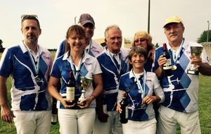 Championnat d'Aquitaine Fédéral: les Archers du SAM médaillés à St Vivien du Médoc !