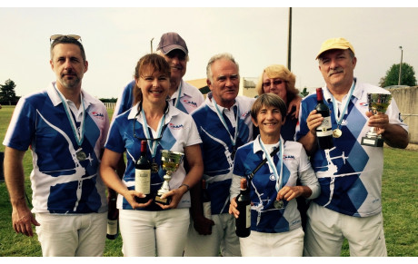 Championnat d'Aquitaine Fédéral: les Archers du SAM médaillés à St Vivien du Médoc !